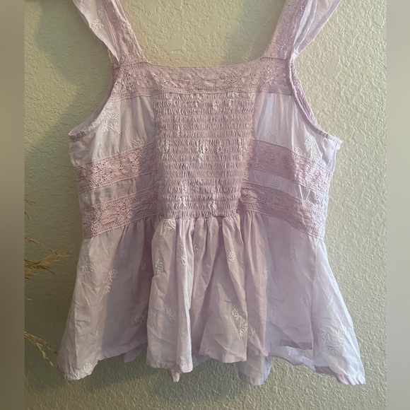 Soft Pink Free People Crop Top - Picture 4 of 5